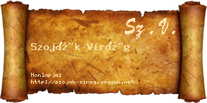 Szoják Virág névjegykártya